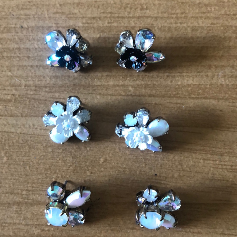 JCrew Earrings Set of 3